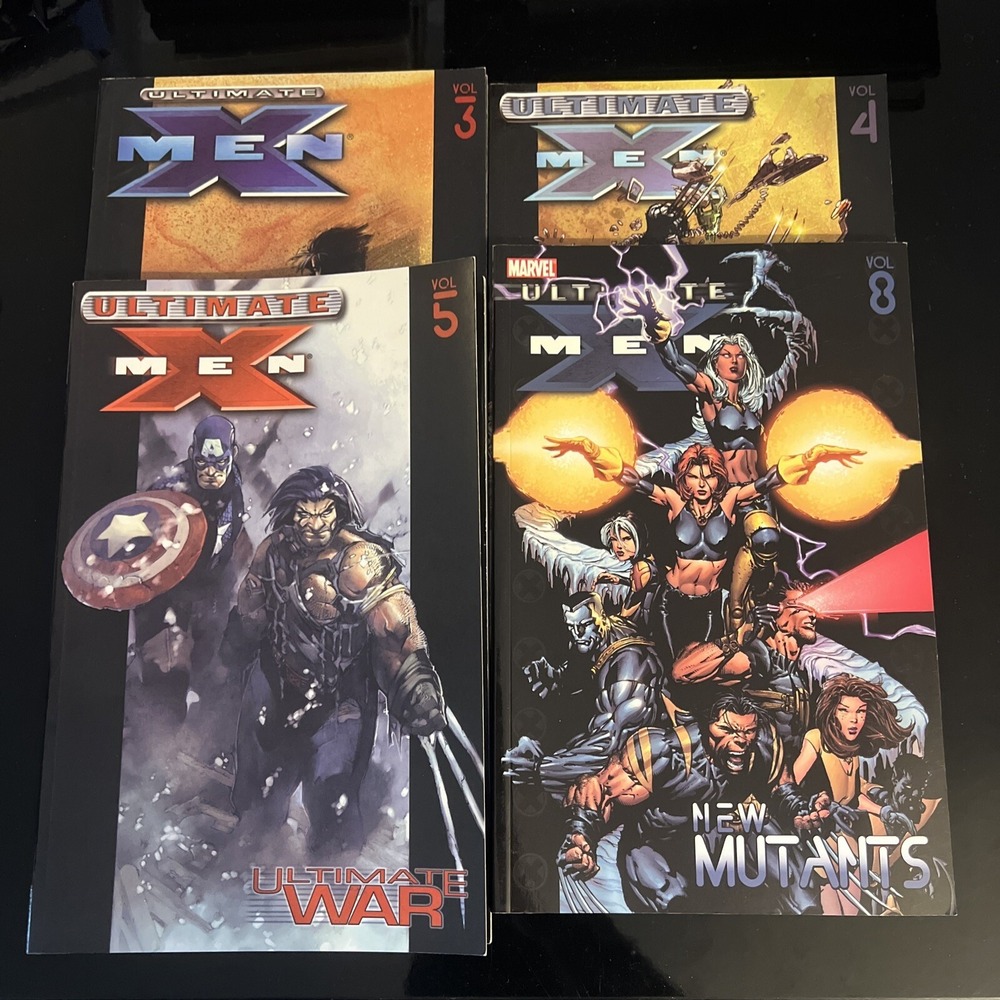 Ultimate X-Men Volume 3 4 5 8 Marvel Comics Graphic Novels TPB Lot